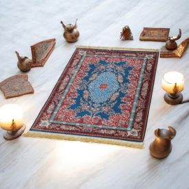   Tapis en soie fait machine SILKEN 70x110 Tapis turc en acrylique