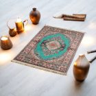 Tapis en soie fait machine SILKEN 70x110 Tapis turc en acrylique