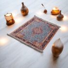 Tapis en soie fait machine SILKEN 70x110 Tapis turc en acrylique