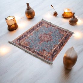   Tapis en soie fait machine SILKEN 70x110 Tapis turc en acrylique