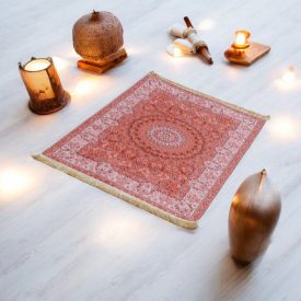   Tapis en soie fait machine SILKEN 70x110 Tapis turc en acrylique