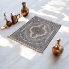 Tapis en soie fait machine SILKEN 70x110 Tapis turc en acrylique