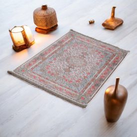   Tapis en soie fait machine SILKEN 70x110 Tapis turc en acrylique