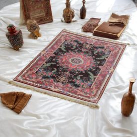   Tapis en soie fait machine SILKEN 70x110 Tapis turc en acrylique