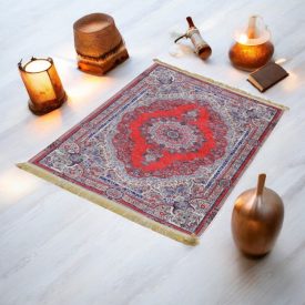   Tapis en soie fait machine SILKEN 70x110 Tapis turc en acrylique