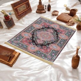   Tapis en soie fait machine SILKEN 70x110 Tapis turc en acrylique