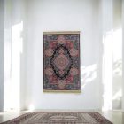 Tapis en soie fait machine SILKEN 70x110 Tapis turc en acrylique