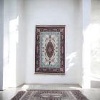 Tapis en soie fait machine SILKEN 70x110 Tapis turc en acrylique