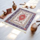 Tapis en soie fait machine SILKEN 70x110 Tapis turc en acrylique