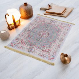   Tapis en soie fait machine SILKEN 70x110 Tapis turc en acrylique