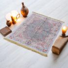 Tapis en soie fait machine SILKEN 70x110 Tapis turc en acrylique