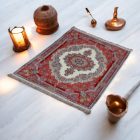 Tapis en soie fait machine SILKEN 70x110 Tapis turc en acrylique