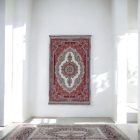 Tapis en soie fait machine SILKEN 70x110 Tapis turc en acrylique