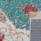 Tapis en soie fait machine SILKEN 70x110 Tapis turc en acrylique