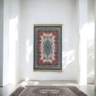 Tapis en soie fait machine SILKEN 70x110 Tapis turc en acrylique