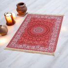 Tapis en soie fait machine SILKEN 70x110 Tapis turc en acrylique