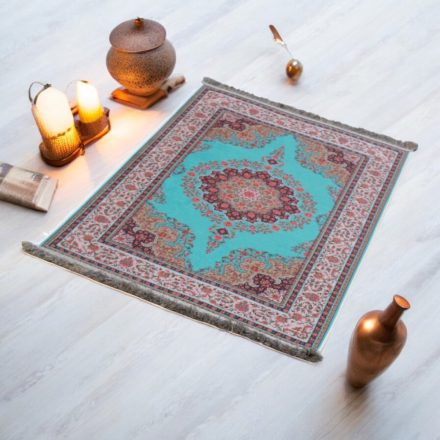 Tapis en soie fait machine SILKEN 70x110 Tapis turc en acrylique