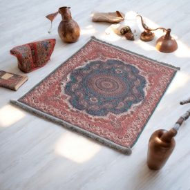   Tapis en soie fait machine SILKEN 70x110 Tapis turc en acrylique