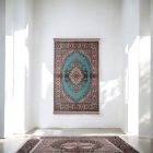 Tapis en soie fait machine SILKEN 70x110 Tapis turc en acrylique