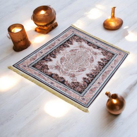 Tapis en soie fait machine SILKEN 70x110 Tapis turc en acrylique