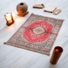 Tapis en soie fait machine SILKEN 70x110 Tapis turc en acrylique
