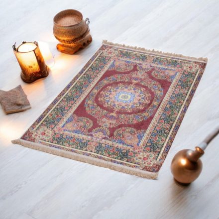 Tapis en soie fait machine SILKEN 70x110 Tapis turc en acrylique