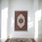 Tapis en soie fait machine SILKEN 70x110 Tapis turc en acrylique