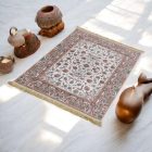 Tapis en soie fait machine SILKEN 70x110 Tapis turc en acrylique