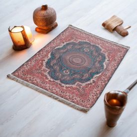   Tapis en soie fait machine SILKEN 70x110 Tapis turc en acrylique