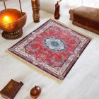 Tapis en soie fait machine SILKEN 70x110 Tapis turc en acrylique