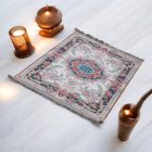 Tapis en soie fait machine SILKEN 70x110 Tapis turc en acrylique