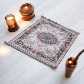   Tapis en soie fait machine SILKEN 70x110 Tapis turc en acrylique