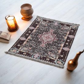   Tapis en soie fait machine SILKEN 70x110 Tapis turc en acrylique