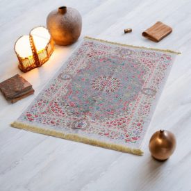   Tapis en soie fait machine SILKEN 70x110 Tapis turc en acrylique