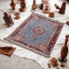 Tapis en soie fait machine SILKEN 70x110 Tapis turc en acrylique