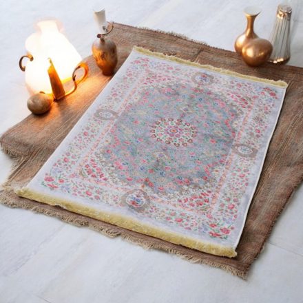 Tapis en soie fait machine SILKEN 70x110 Tapis turc en acrylique
