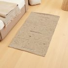 Tapis épais en laine 60x105 tapis uni de salon