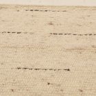 Tapis épais en laine 60x107 tapis uni de salon