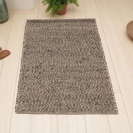 Tapis épais en laine 70x130 tapis uni de salon