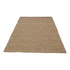 Tapis laine épais gris 160x250 tapis uni pour le salon