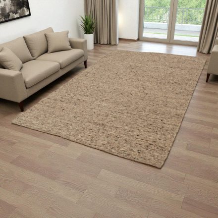 Tapis laine épais 200x300 tapis uni pour le salon