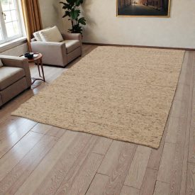 Tapis laine épais 200x300 tapis uni pour le salon