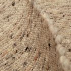 Tapis laine épais 200x300 tapis uni pour le salon