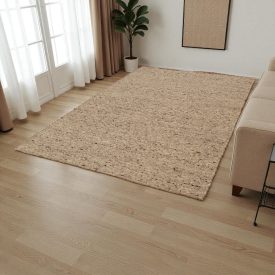 Tapis laine 200x300 tapis uni pour le salon