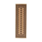 Tapis de couloir beige Bokhara 244x81 tapis pakistanais fait main