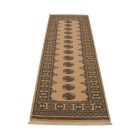 Tapis de couloir beige Bokhara 244x81 tapis pakistanais fait main