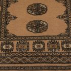 Tapis de couloir beige Bokhara 244x81 tapis pakistanais fait main