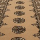 Tapis de couloir beige Bokhara 244x81 tapis pakistanais fait main