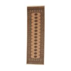 Tapis de couloir beige Bokhara 252x77 tapis pakistanais fait main