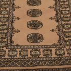 Tapis de couloir beige Bokhara 252x77 tapis pakistanais fait main